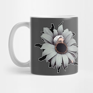 Abstract flower illustration Mug